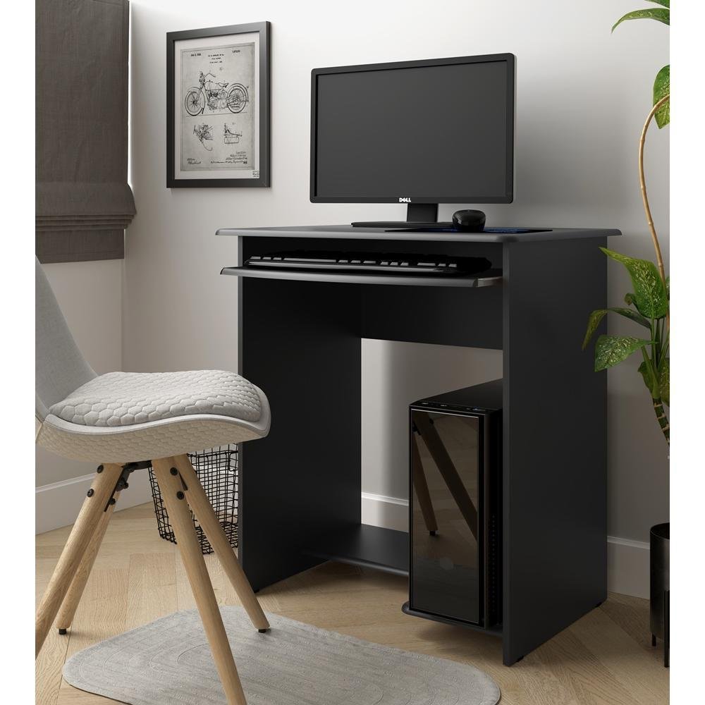 Imagem 2 de 5 do produto Mesa De Computador Pratica Preto Ej Móveis