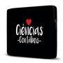 Capa Pasta Maleta Notebook - Ciências Contábeis, 15,6 Polegadas