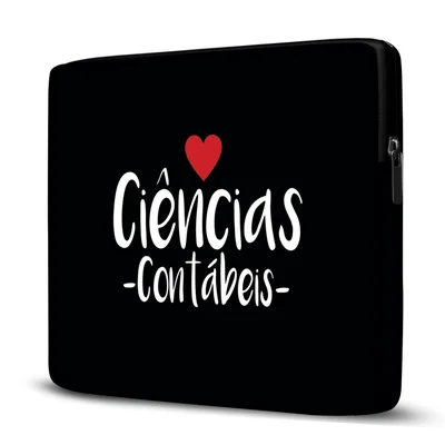 Capa Pasta Maleta Notebook 17.3 - Ciências Contábeis