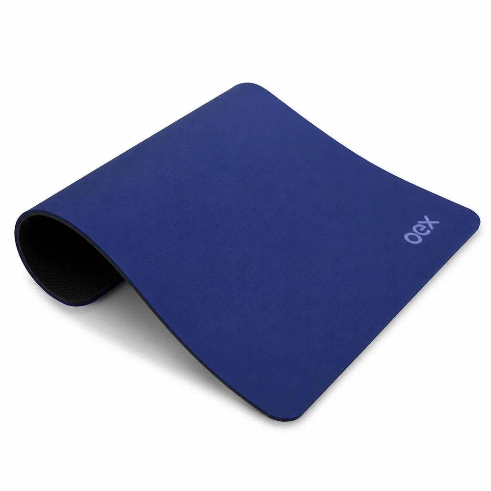 Imagem 2 de 3 do produto Mousepad Gamer Oex Emborrachado Tecido  Revestido Turquesa Mp100