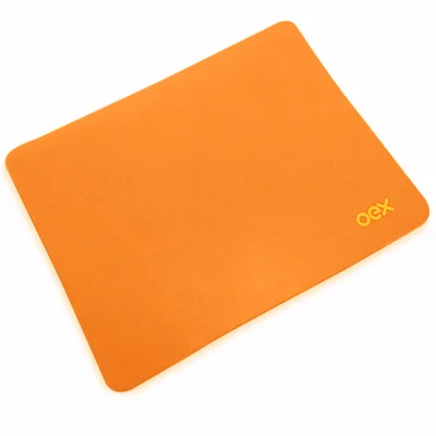 Mousepad Gamer Oex Emborrachado Tecido Revestido Laranja Mp100