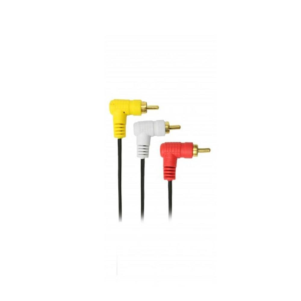 Imagem 2 de 2 do produto Cabo Pix 6 Rca Macho Gold 90 Graus 1.8 Metros 018-0078 - Chipsce