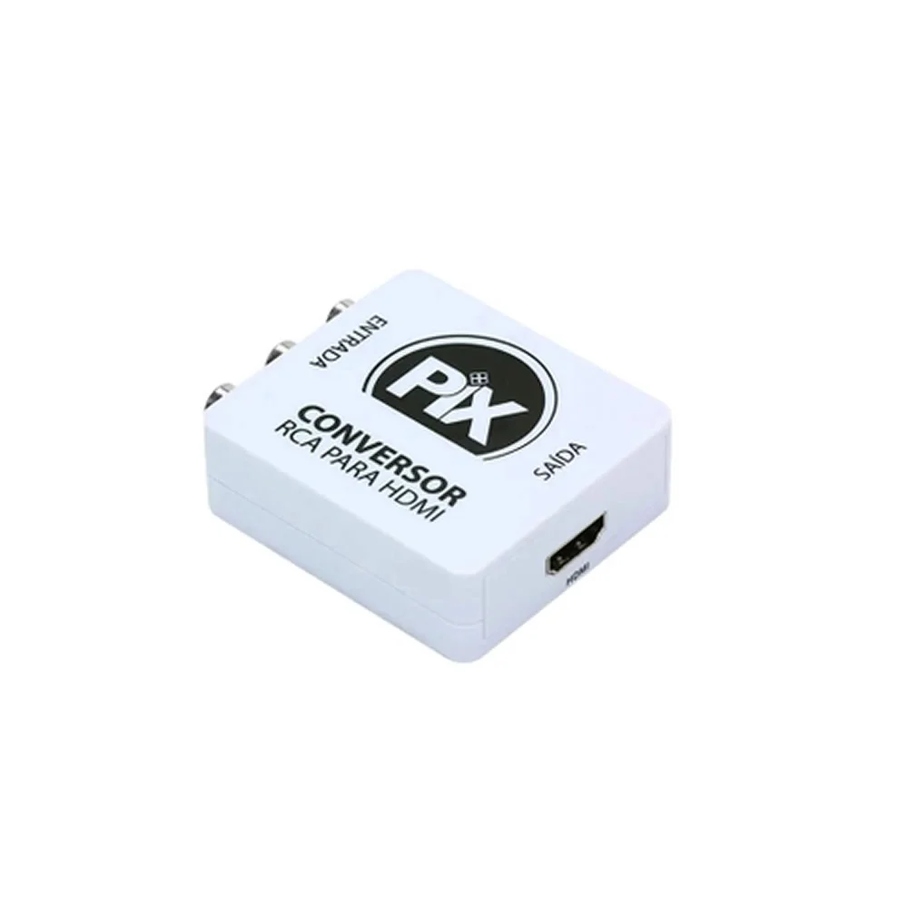 Imagem 3 de 3 do produto Conversor De Vídeo Componente Rca Para Hdmi Pix 075-7189 Branco - Pix