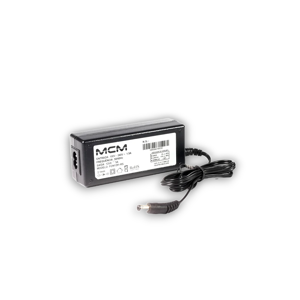 Fonte Cftv Smart Meter, Premium 12,8vcc 5a Com Tomada 50/60hz - Mcm Fonte Cftv Smart Meter, Premium 12,8vcc 5a Com Tomada 50/60hz - Mcm