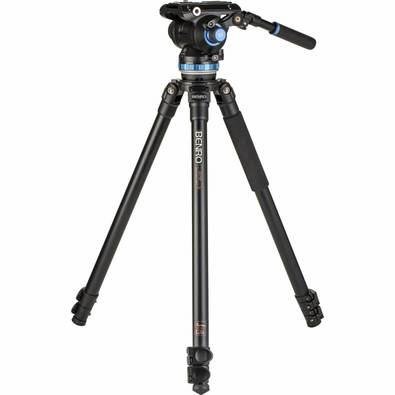 Tripé Benro A373fbs8pro Com Cabeça Hidráulica S8 Pro