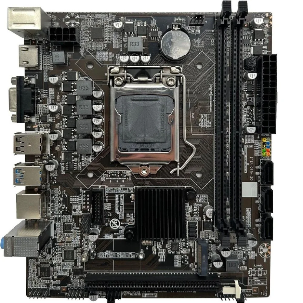 Placa Mãe Arktek Ak-h110m Eg DDR4, Socket Lga 1151 HDMI/ VGA 5