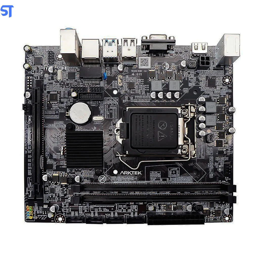 Placa Mãe Arktek Ak-h110m Eg DDR4, Socket Lga 1151 HDMI/ VGA 7