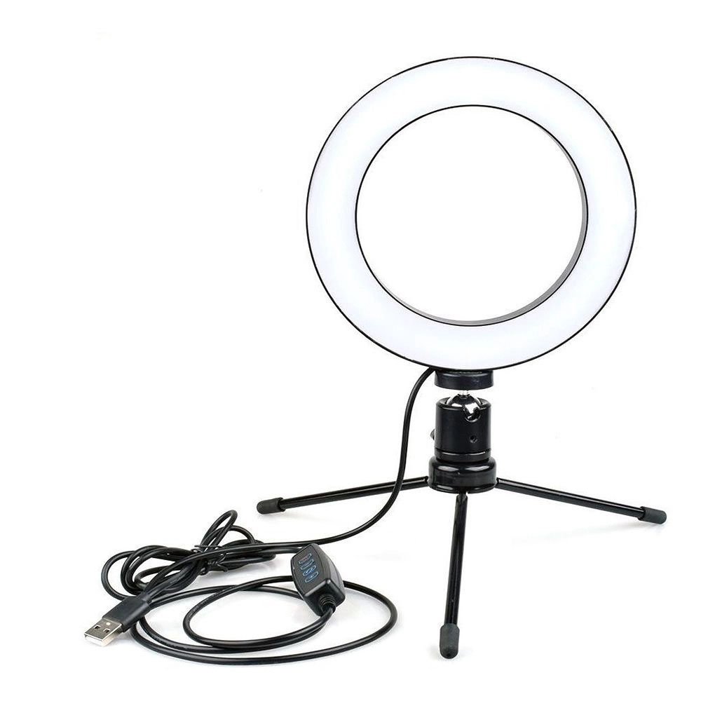Ring Light com Tripé, Fy  Iluminador De LED, 16Cm Diâmetro