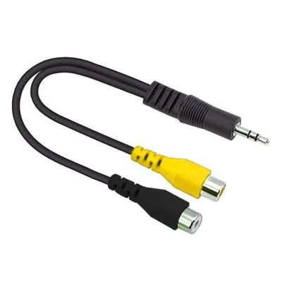 Cabo Adaptador Rca Chipsce 018-2324 P3 Macho X P2 Fêmea 15cm - Chipsce
