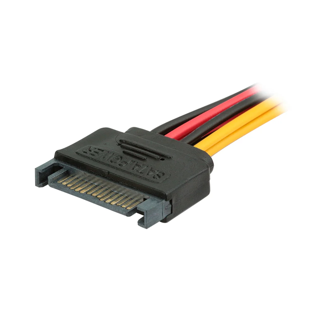 Imagem 2 de 4 do produto Cabo Força 5 Y Para Fonte Energia Sata Duplo 15cm 5  018-9991