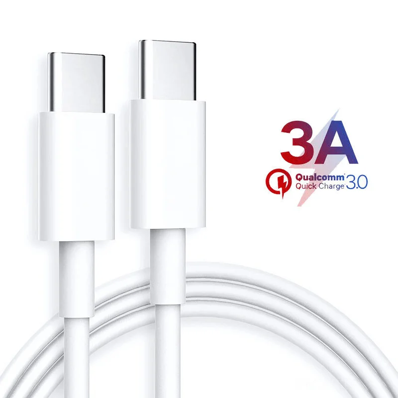 Imagem 4 de 5 do produto Cabo Usb-c X Usb-c Turbo Pd De 60w Branco (60cm) Cabo Usb-c X Usb-c Turbo Pd De 60w Branco (1m)