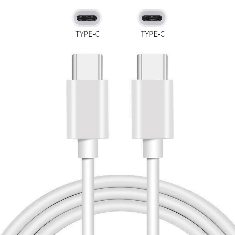 Imagem 5 de 5 do produto Cabo Usb-c X Usb-c Turbo Pd De 60w Branco (60cm) Cabo Usb-c X Usb-c Turbo Pd De 60w Branco (1m)