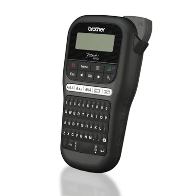 Etiquetadora Rotuladora Brother Eletronica, Portátil, Preta - Pt-h110bk