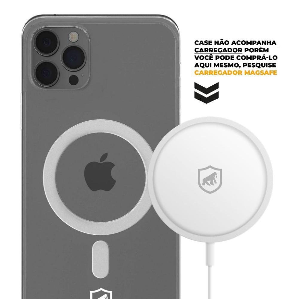 Imagem 3 de 5 do produto Capa Magsafe Para Iphone 12 Pro - Transparente - Gshield