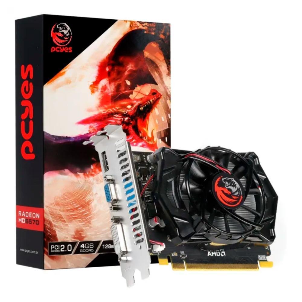水晶ポイント【B-767】 Placa de vídeo PCI-E AMD HD 6670 1GB/128bits XFX - HD-667X-ZHF3 - Waz