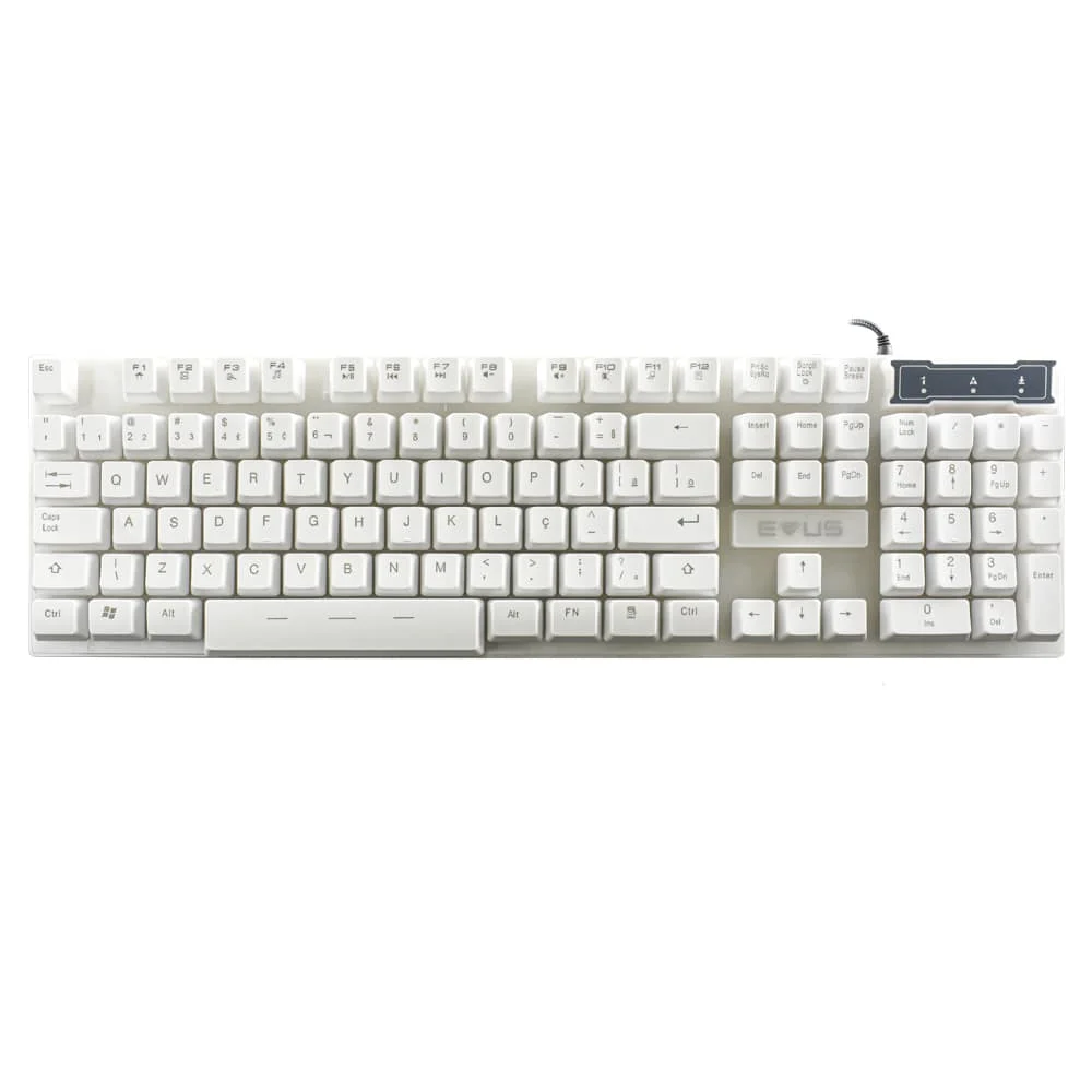 Teclado Gamer Evus TC-10W Candy Teclado Gamer Evus TC-10W Candy