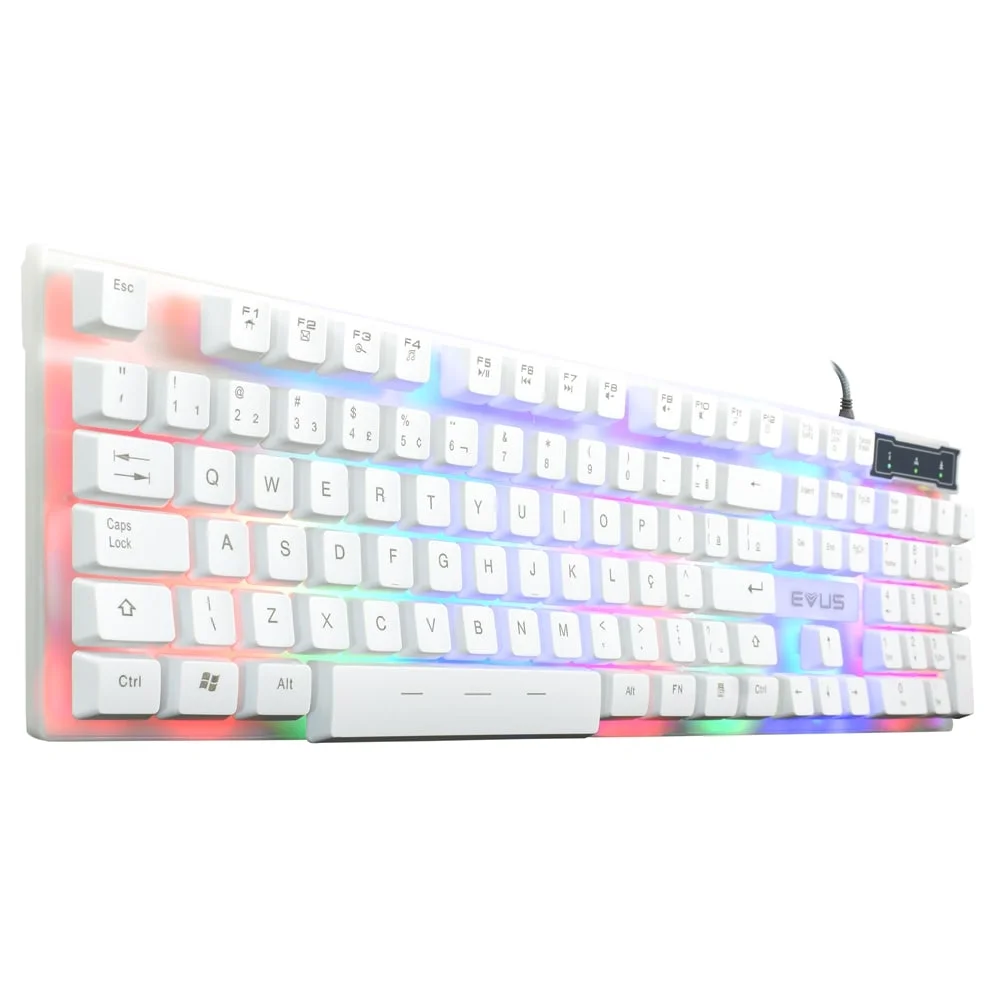 Teclado Gamer Evus TC-10W Candy Teclado Gamer Evus TC-10W Candy