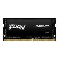 MEMÓRIA PARA NOTEBOOK KINGSTON FURY IMPACT, 16GB, 3200MHZ, DDR4, CL20, BLACK Equipe o seu notebook, ultrabook, Intel NUC ou o seu computador ultracomp