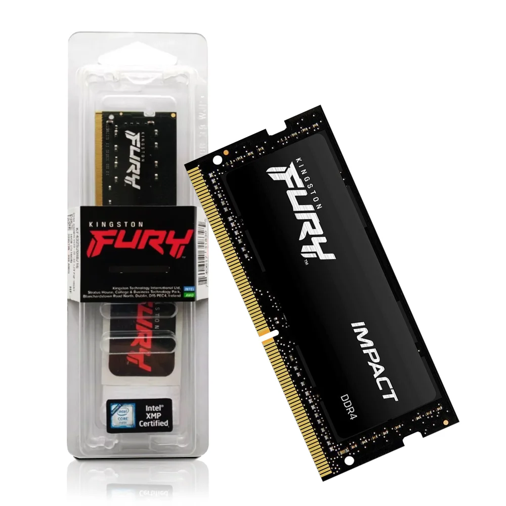 Imagem 3 de 4 do produto Memória Ram Para Notebook Kingston Fury Impact, 16GB, 3200Mhz, DDR4, CL20, Sodimm, Preto - Kf432s20ib/16