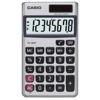 Calculadora De Bolso Casio 8 Digitos Sx-300p - Prata