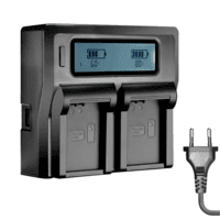 Carregador Duplo Rápido Para Bateria Canon Lp-e17 Com USB - Bivolt