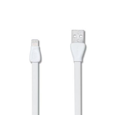 Cabo Flat Lightning Para Usb Celular 1 Metro Branco 26_4_0_u
