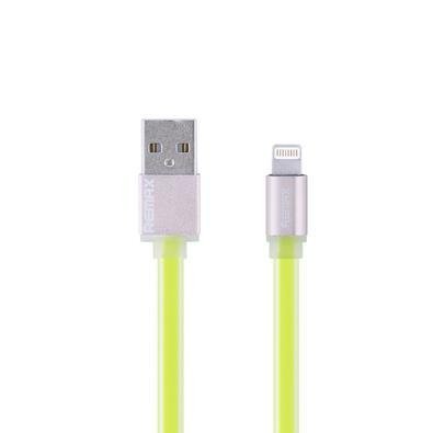Cabo Flat Lightning Para Usb 1 Metros Verde 28_14_0_u
