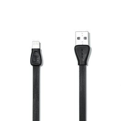 Cabo Flat Lightning Para Usb Celular 1 Metro Preto 26_2_0_u