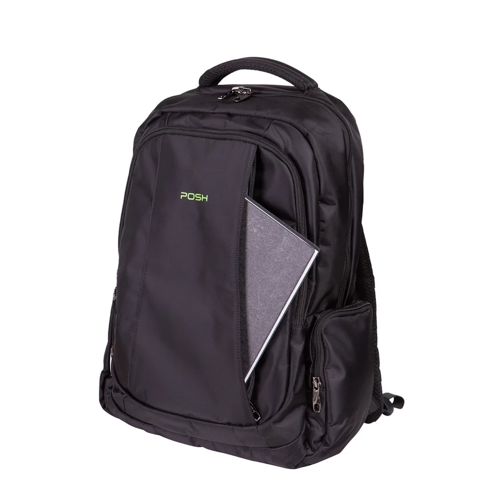 Imagem 3 de 5 do produto Mochila Executiva Antifurto Posher, Bolso Secreto - Journey Pro, Preto