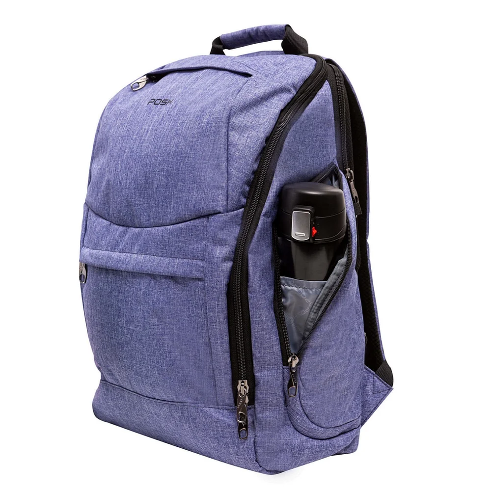 Imagem 2 de 5 do produto Mochila Executiva Antifurto, Para Notebook 15.6" - Posher Concept