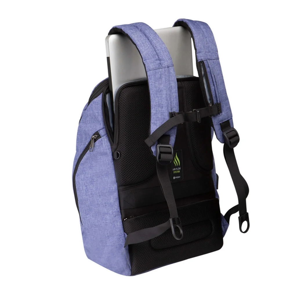 Imagem 4 de 5 do produto Mochila Executiva Antifurto, Para Notebook 15.6" - Posher Concept