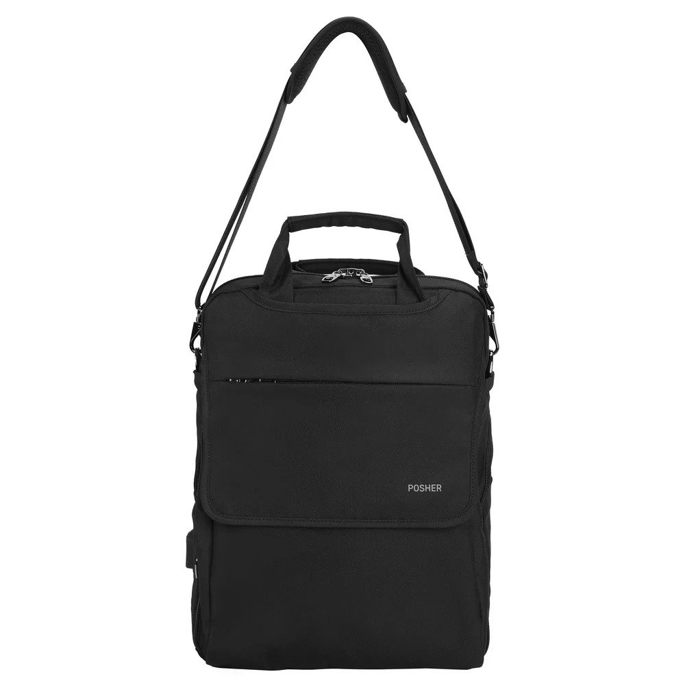 Imagem 4 de 5 do produto Mochila 3 Em 1 Executiva 15.6", Antifurto - Posher Vanguard