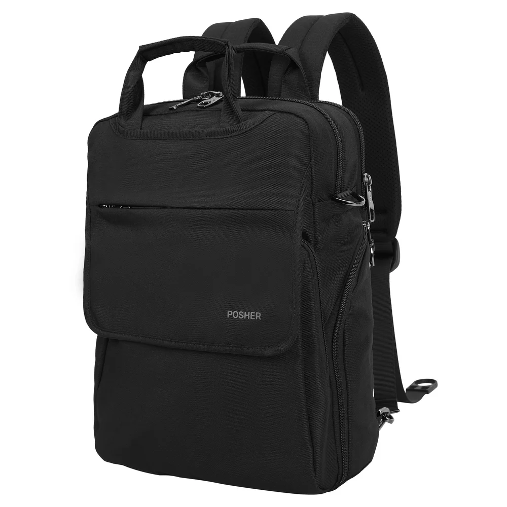 Imagem 5 de 5 do produto Mochila 3 Em 1 Executiva 15.6", Antifurto - Posher Vanguard