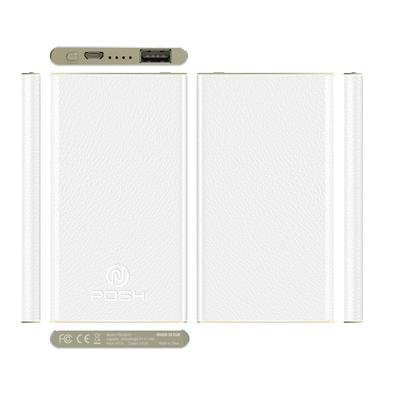 Carregador Portátil Power Bank Courino Premium Bateria 3.000mah Genuíno Unique Posh Branco — foto 4