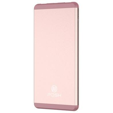 Carregador Portátil Power Bank Metal 5000mah Alloy Duo Posh Pba5s Rose — foto 3