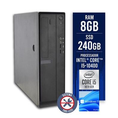 Computador Slim Intel Core I5 10ª Geração 8gb Ssd | KaBuM! Computador Slim Intel Core I5 10ª Geração 8gb Ssd | KaBuM!