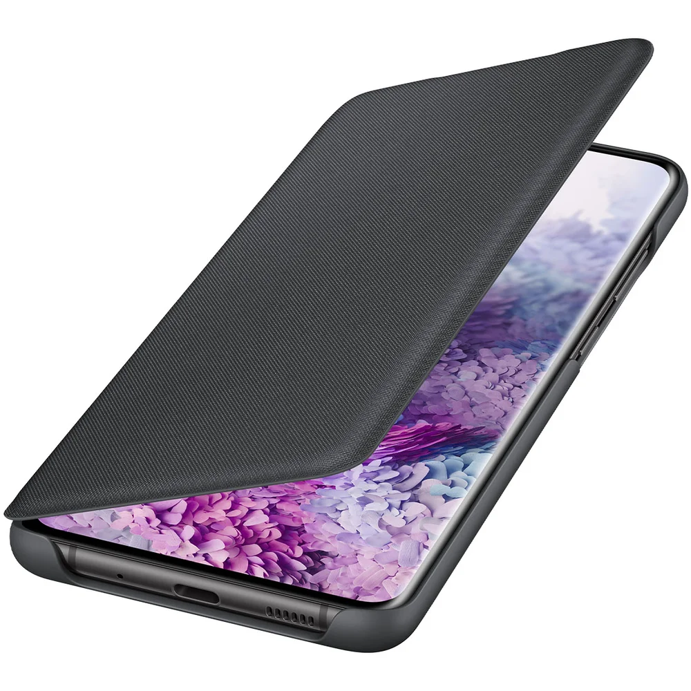 Imagem 2 de 4 do produto Capa Samsung LED View, Galaxy S20 Plus 6.7 Pol, G985 - Preto