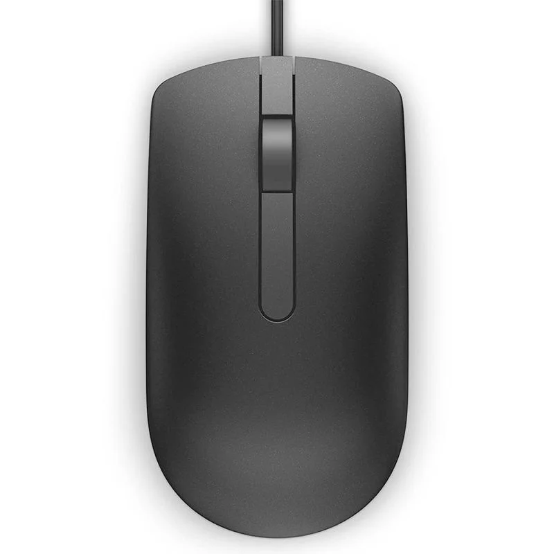Imagem 2 de 5 do produto Mouse Óptico Com Fio, Ms116, Preto, Dell