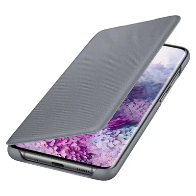 Capa Samsung LED View, Galaxy S20 Plus, 6.7 Pol, G985 - Cinza — foto 2