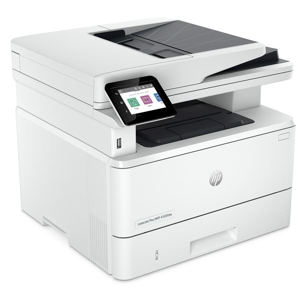 Impressora Multifuncional HP Laserjet Pro 4103dw,  Mono, Wifi, Bluetooth, Ethernet, Duplex, 110v