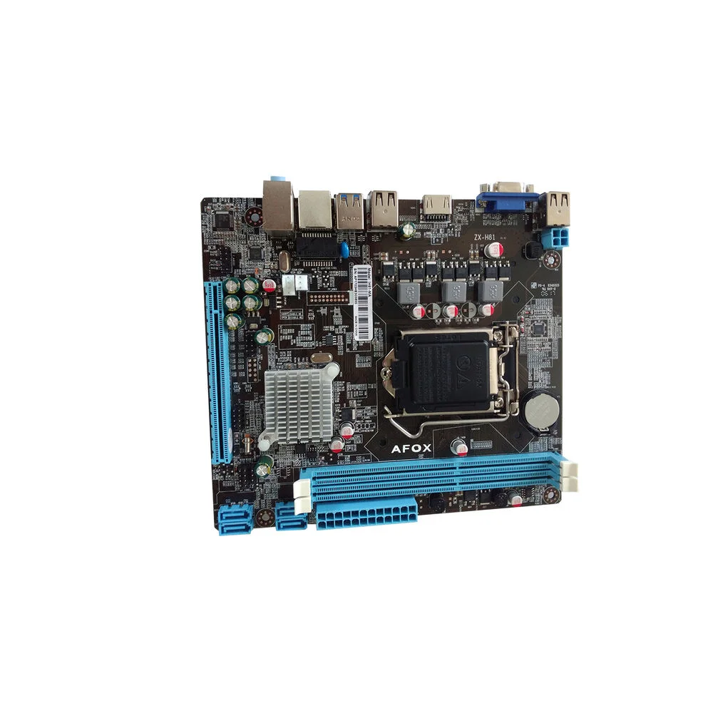 Placa-Mãe Afox, Intel LGA 1150, mATX, DDR3 - IH81-MA 6