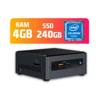 Mini PC Intel Dual Core J4005 4GB SSD 240GB KaBuM