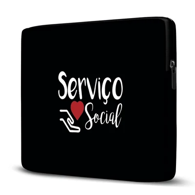 Capa Pasta Maleta Notebook 12 Polegadas - Serviço Sociais