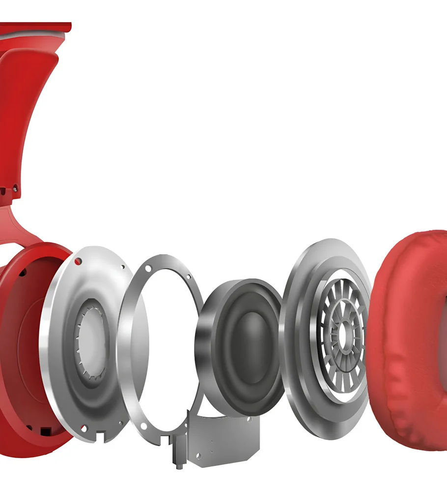 Imagem 4 de 5 do produto Headset Vermelho Estéreo Microfone Elg - Hpwrd