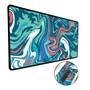 Mouse Pad Gamer Speed Extra Grande, Abstract Premium, Verde Água - 120x60 Cm