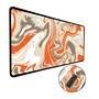Mouse Pad Gamer Speed Extra Grande, Abstract Premium, Laranja - 120x60 Cm