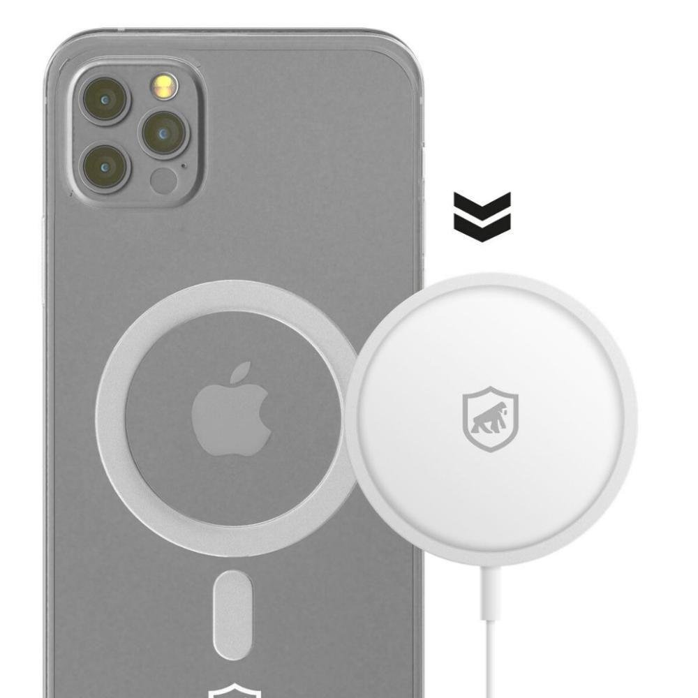 Imagem 2 de 5 do produto Kit - Capa Para Iphone 12 Pro + Magsafe, Carregador - Gshield