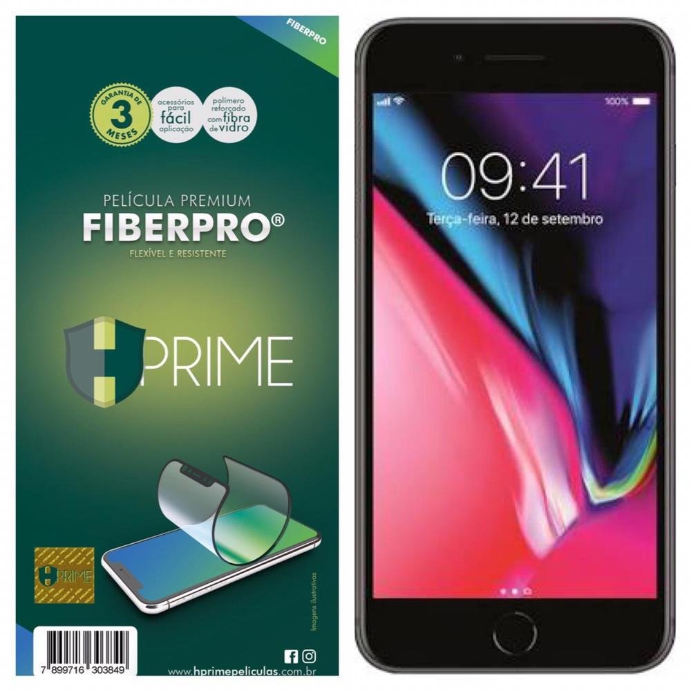 Imagem 2 de 5 do produto Película Hprime Fiberpro - Apple Iphone 7 Plus /8 Plus Preto