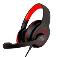 Headset Gamer Emperor Conexão P2/p3 Dobrável Vermelho - Elg