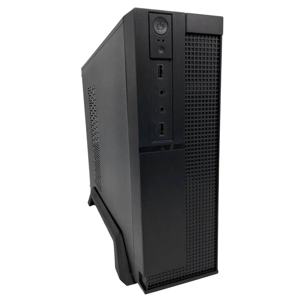 Gabinete Slim K-mex Gm-04cc, Usb 2.0, Fonte 200w, Micro Atx, Preto - Gm04ccbn001cb0x